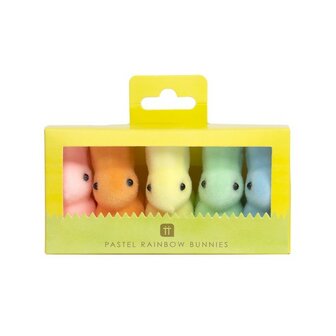 D&eacute;corations lapin de P&acirc;ques pastel