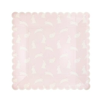 Assiettes Lapinou rose