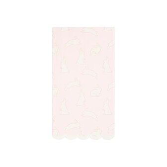 Serviettes Lapinou rose