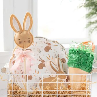 Baguette en forme de lapin en feutre