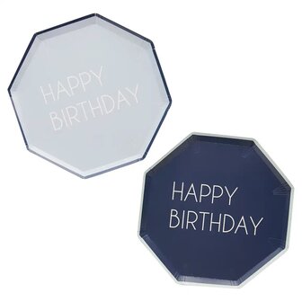 Assiettes Blue Birthday