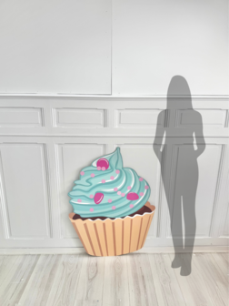 Affiche cartonn&eacute;e &#039;&#039;Cupcake&#039;&#039; &agrave; louer