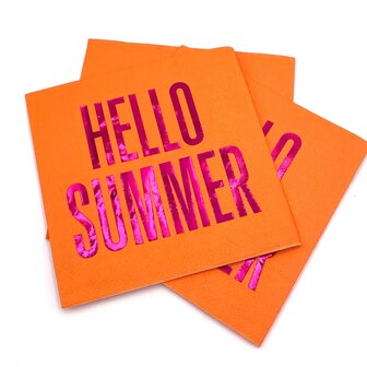 Serviettes &quot;Hello Summer&quot;
