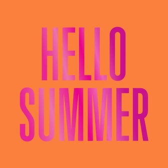 Serviettes &quot;Hello Summer&quot;