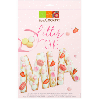 Set 26 gabarits &#039;&#039;Letter Cake&#039;&#039;