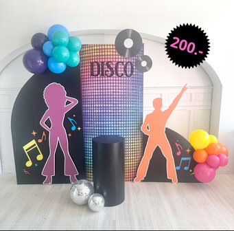 Kit pr&ecirc;t &agrave; poser &#039;&#039;Disco retro&#039;&#039; &agrave; louer