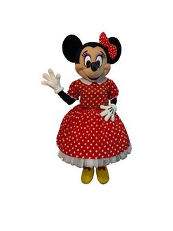 Mascotte Minnie Classique Rouge
