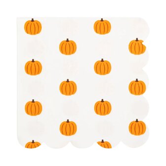 Petites serviettes courges