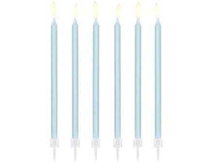 Bougies longues bleues