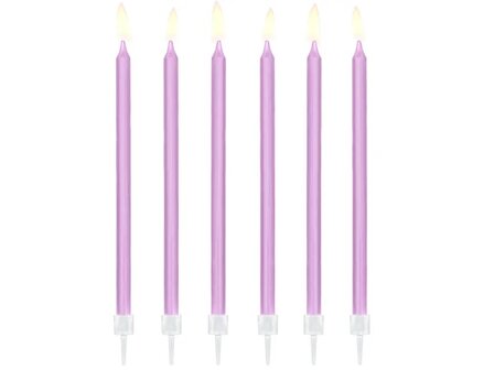 Bougies longues Lilas
