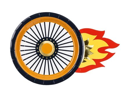 Assiettes roue de voiture