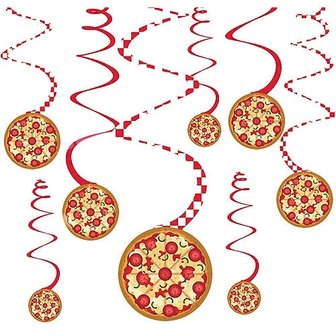 D&eacute;corations suspendues pizza