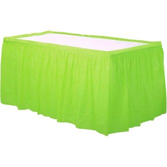 Jupe de table vert lime