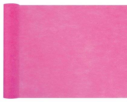 Chemin de table rose fonc&eacute;