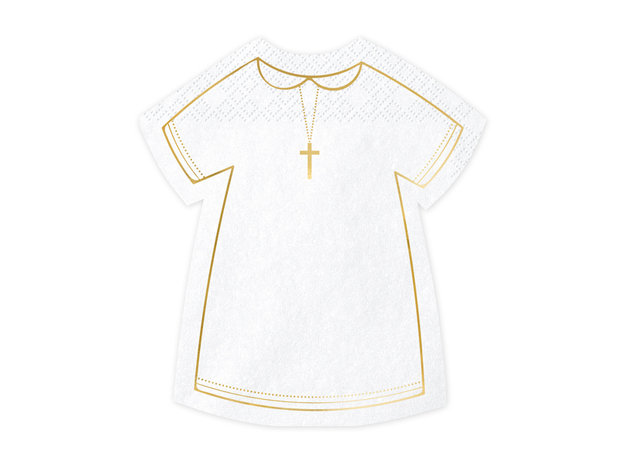 Serviettes tunique communion