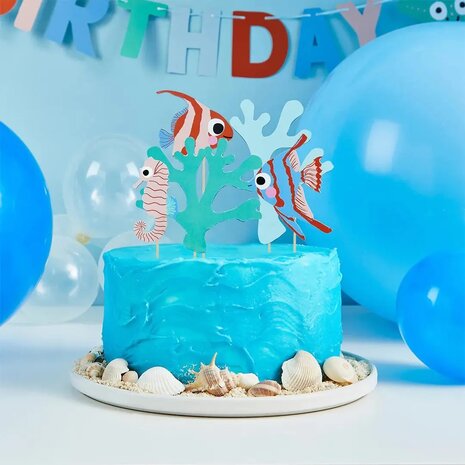 Cake toppers Animaux marins