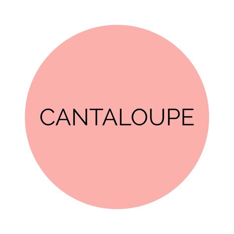 Assiettes à dessert ''Cantaloupe''