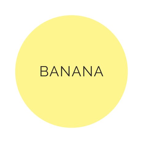 Assiettes à dessert ''Banana''