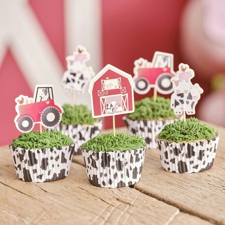 Cupcake Toppers A la ferme 