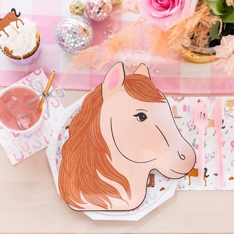 Grandes assiettes "Pony"