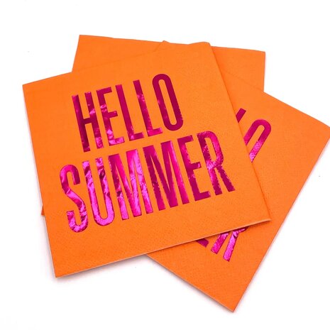 Serviettes "Hello Summer"