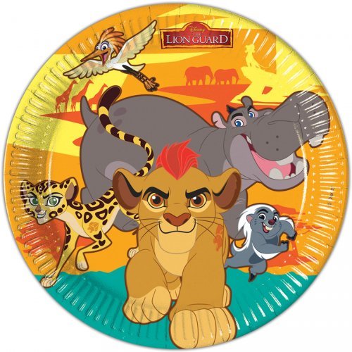 Assiettes la Garde du Roi Lion magiccakeparty