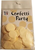 Confettis soie crème