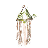 Décoration végétale lumineuse