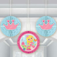 Décorations suspendues Honeycomb Woodland princesse