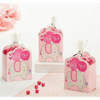 Boîtes cadeaux éléphant rose