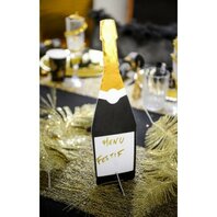 Marque-table bouteille de champagne
