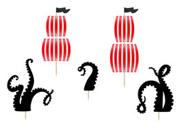 Cake toppers pirate kraft