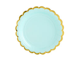 Petites assiettes yummy vert menthe