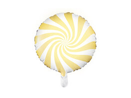 Ballon alu candy jaune