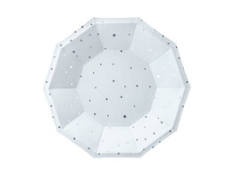 Petites assiettes bleues ciel étoilé