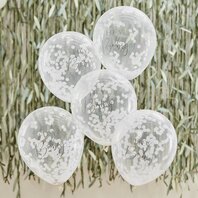 Ballons confettis Botanical Baby Ballons confettis Botanical Baby