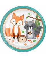 Assiettes Animaux de la forêt