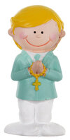 Figurines communion vert menthe