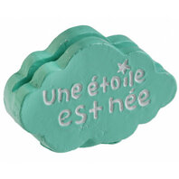 Support marque-place une étoile est née vert menthe