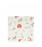 Serviette À la ferme