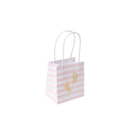 6 sacs cadeaux empreinte de pieds