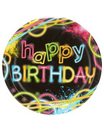 Assiettes Happy birthday années 80