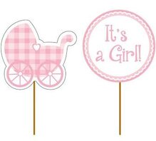 Cupcakes toppers ''Baby girl''