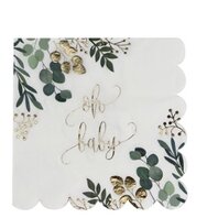 Serviettes ''Oh baby végétal''