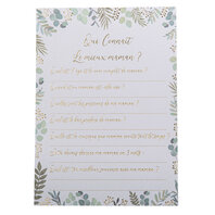 Jeu ''Qui connait le mieux Maman ?'' Oh baby végétal