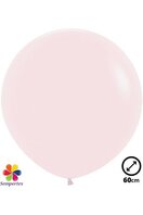 1 ballon latex ''Pastel matte pink'' 60cm