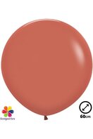 1 Ballon latex ''Terracotta'' 60 cm