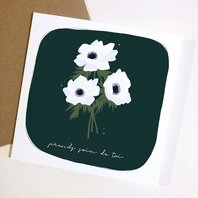 Carte de voeux ''Prends soins de toi'' Aube papier