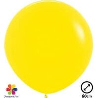 Ballon latex '' Yellow'' 60 cm