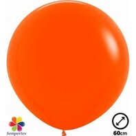 Ballon latex ''Orange'' 60 cm